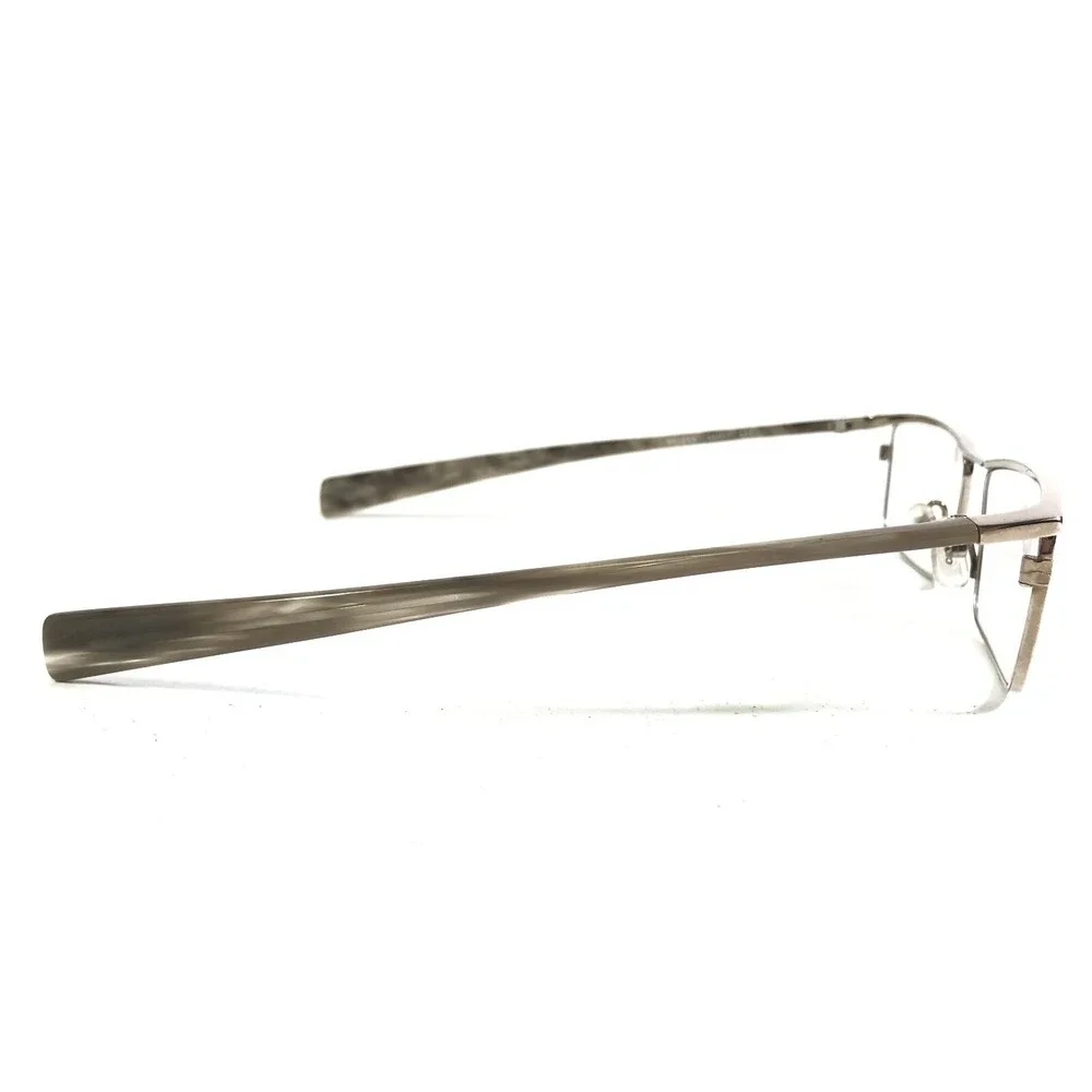 Kio Yamato KT-248 Eyeglasses Frames Gray Silver Rectangular Full Rim 54-17-131